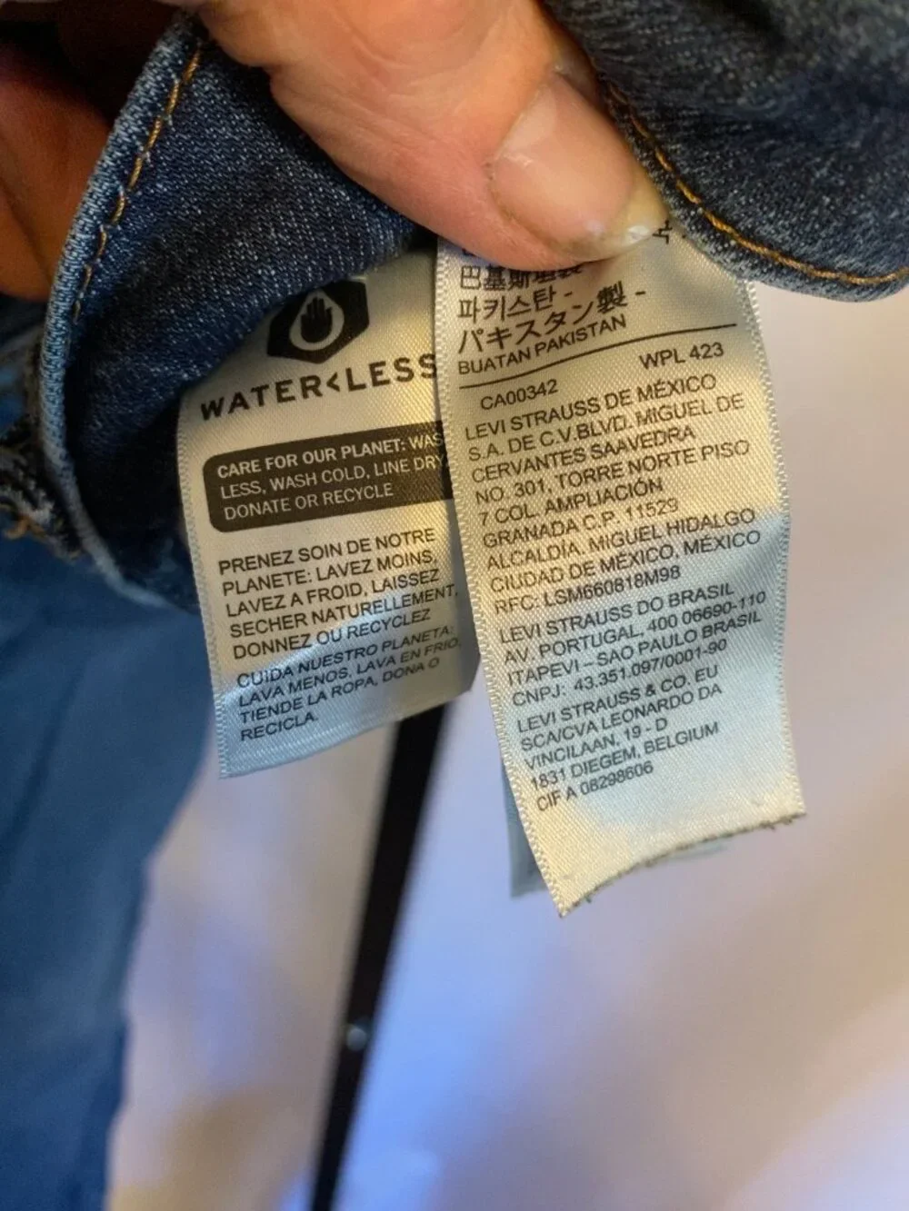Levi's 511 Slim Fit Jeans Men's W30 L32 Blue Medium Wash Denim Stretch 511 Pants